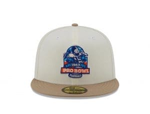 NFL Just Caps Camel Visor 59Fifty Fitted Hat Collection by NFL x New Era Front