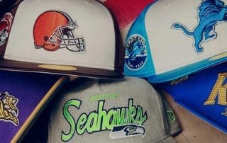 NFL Throwback 2023 59Fifty Fitted Hat Collection by NFL x New Era