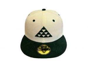 Nihi Chrome Dark Green Corduroy 59Fifty Fitted Hat by Fitted Hawaii x New Era Front