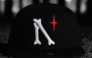 North Star Bones Black 59Fifty Fitted Hat by Noble North x New Era
