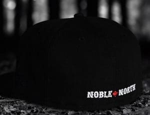 North Star Bones Black 59Fifty Fitted Hat by Noble North x New Era Back