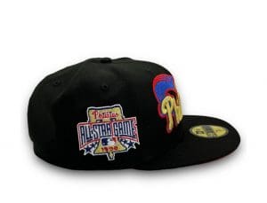 Philadelphia Phillies 1996 All-Star Game Black Red 59Fifty Fitted Hat by MLB x New Era Patch