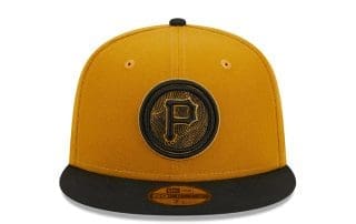 Pittsburgh Pirates Retro City Black Yellow 59Fifty Fitted Hat by MLB x New Era