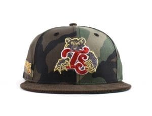 Tennessee Smokies Bear Woodland Camo 59Fifty Fitted Hat by MiLB x New Era