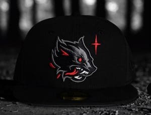 Wolf Black Graphite 59Fifty Fitted Hat by Noble North x New Era