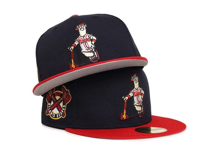 Atlanta Braves City Patch Navy 59Fifty Fitted Hat by MLB x New Era