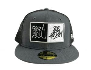 Box Hi Kame Graphite 59Fifty Fitted Hat by 808allday x New Era