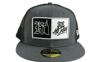 Box Hi Kame Graphite 59Fifty Fitted Hat by 808allday x New Era