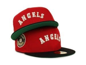 California Angels 1967 All-Star Game Red Black 59Fifty Fitted Hat by MLB x New Era