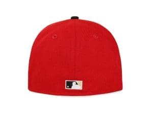 California Angels 1967 All-Star Game Red Black 59Fifty Fitted Hat by MLB x New Era Back