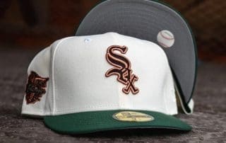 Chicago White Sox Off-white Forest 59Fifty Fitted Hat by MLB x New Era