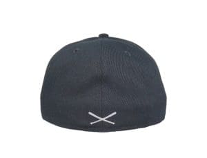 Crossed Bats Logo Graphite 59Fifty Fitted Hat by JustFitteds x New Era Back