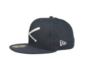 Crossed Bats Logo Graphite 59Fifty Fitted Hat by JustFitteds x New Era Side