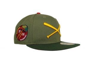 Crossed Bats Logo JustFitteds 15th Anniversary 59Fifty Fitted Hat by JustFitteds x New Era Right