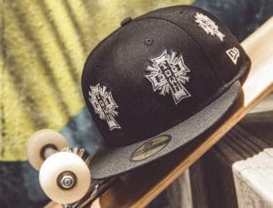 Dogtown All-over Black 59Fifty Fitted Hat by Dogtown x New Era