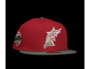Florida Marlins 1997 World Series Red Gray 59Fifty Fitted Hat by MLB x New Era