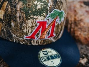 Fort Myers Miracle Florida State League Realtree Camo 59Fifty Fitted Hat by MiLB x New Era Front