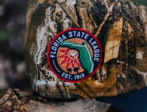 Fort Myers Miracle Florida State League Realtree Camo 59Fifty Fitted Hat by MiLB x New Era Patch