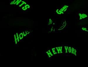 Hat Club Midnight Glow In The Dark 59Fifty Fitted Hat Collection by MLB x New Era Front