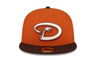 MLB Just Caps Rust Orange 59Fifty Fitted Hat Collection by MLB x New Era