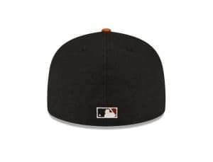MLB Just Caps Rust Orange 59Fifty Fitted Hat Collection by MLB x New Era Back