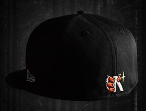 Sasquatch Black Storm Grey 59Fifty Fitted Hat by Noble North x New Era Back