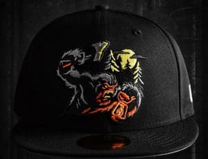 Sasquatch Black Storm Grey 59Fifty Fitted Hat by Noble North x New Era Front