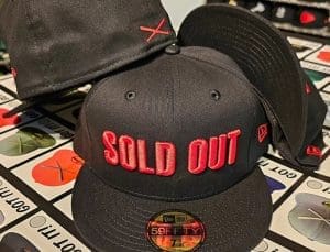 Sold Out Black 59Fifty Fitted Hat by JustFitteds x New Era