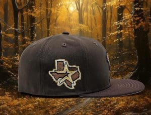 Sugar Land Space Cowboys Astros Side Patch Brown 59Fifty Fitted Hat by MiLB x New Era Patch
