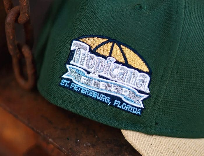 Tampa Bay Rays Tropicana Field Forest Beige 59Fifty Fitted Hat by MLB x ...