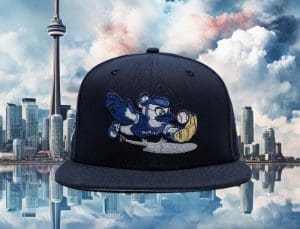 Toronto Blue Jays Back to Back Mascot 59Fifty Fitted Hat by MLB x New Era Front