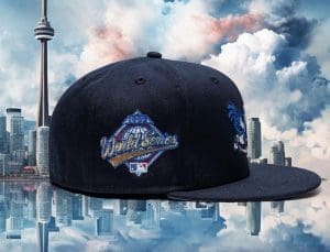 Toronto Blue Jays Back to Back Mascot 59Fifty Fitted Hat by MLB x New Era Patch