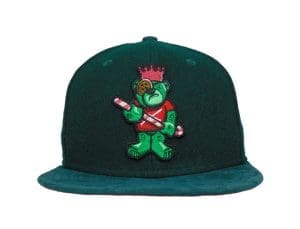 Berlin Grinch Bear Dark Green 59Fifty Fitted Hat by JustFitteds x New Era