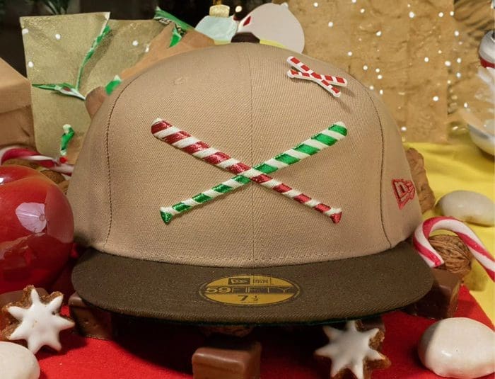 Crossed Bats Logo Xmas 2023 59Fifty Fitted Hat by JustFitteds x New Era