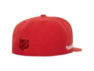 Detroit Red Wings Fitted Hat by NHL x Mitchell And Ness Back