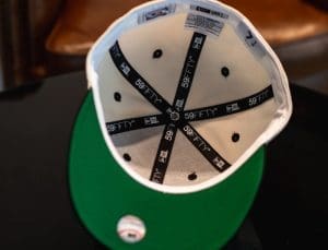Florida Marlins Side Batty Off-White Black 59Fifty Fitted Hat by MLB x New Era Undervisor