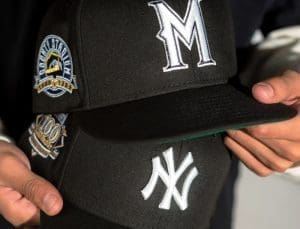 Hat Club Black White Stadium 2023 59Fifty Fitted Hat Collection by MLB x New Era Front