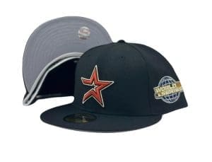 Houston Astros 2005 World Series Black Gray 59Fifty Fitted Hat by MLB x New Era Patch