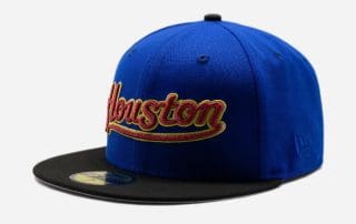 Houston Astros 45th Anniversary Blue Black 59Fifty Fitted Hat by MLB x New Era