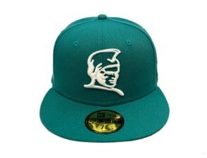 Kamehameha Worldwide Northwest Green 59Fifty Fitted Hat by Fitted Hawaii x New Era