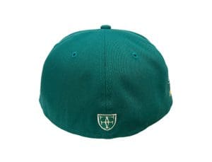 Kamehameha Worldwide Northwest Green 59Fifty Fitted Hat by Fitted Hawaii x New Era Back