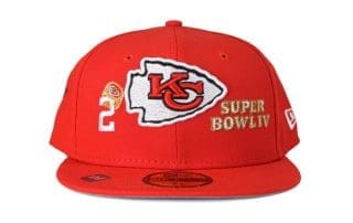Kansas City Chiefs Rings Red 59Fifty Fitted Hat by NFL x New Era