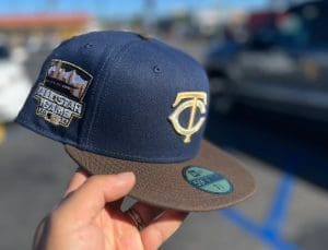 Minnesota Twins Oceanside Walnut 59Fifty Fitted Hat by MLB x New Era