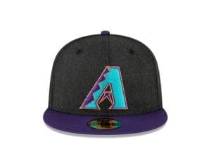MLB Just Caps Heathered Crown 59Fifty Fitted Hat Collection by MLB x New Era Front