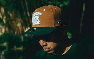 Mua Toasted Peanut Dark Green 59Fifty Fitted Hat by Fitted Hawaii x New Era