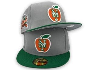 New York Mets 40th Anniversary Grey Green 59Fifty Fitted Hat by MLB x New Era