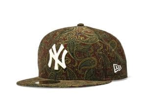 New York Yankees Paisley 59Fifty Fitted Hat by MLB x New Era