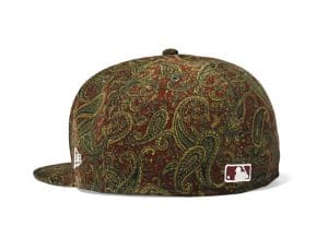 New York Yankees Paisley 59Fifty Fitted Hat by MLB x New Era Back