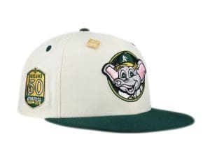 Oakland Athletics 50th Anniversary Stomper Mascot 59Fifty Fitted Hat by MLB x New Era