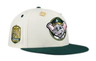 Oakland Athletics 50th Anniversary Stomper Mascot 59Fifty Fitted Hat by MLB x New Era